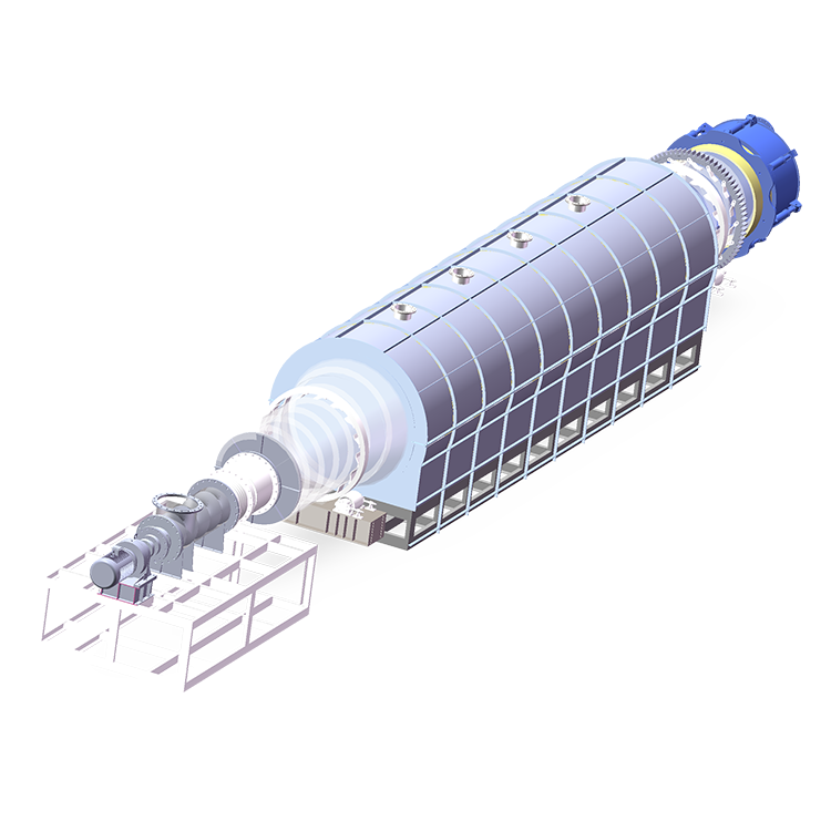 Continuous pyrolysis furnace