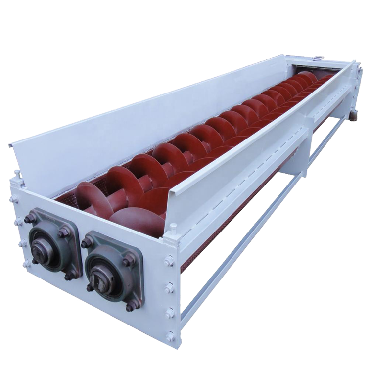 Double spiral hydraulic feeder