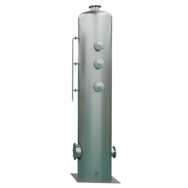 Denitrification tower