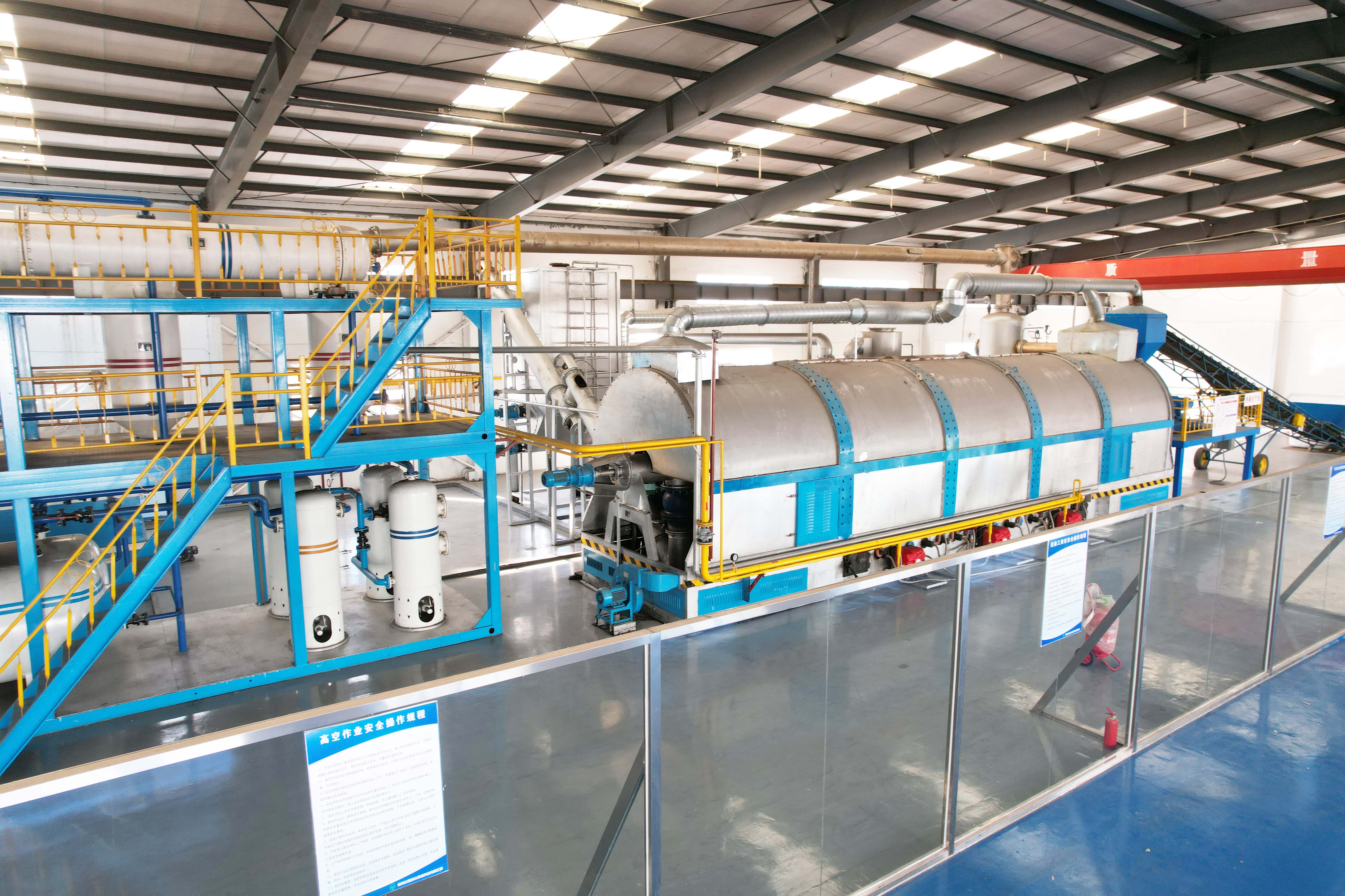 Waste tire refining equipment helps India treat waste