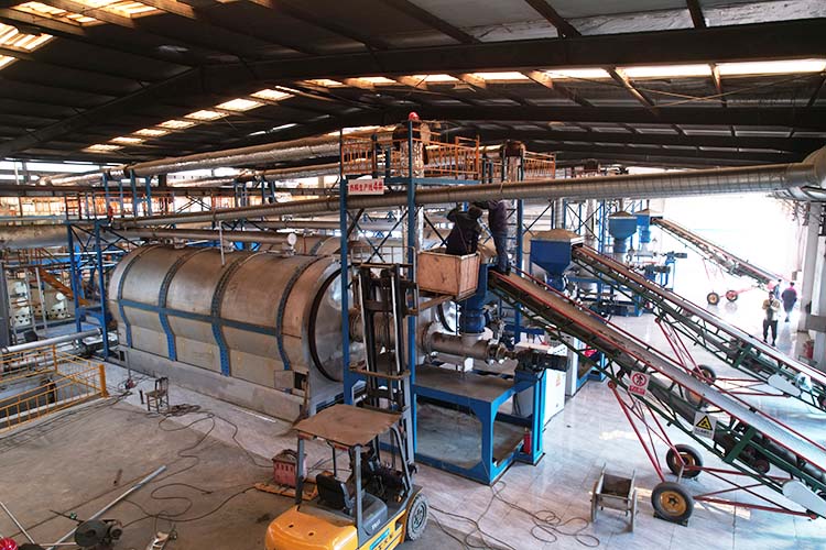 Waste and scrap tyre refining equipment to suit Danish demand