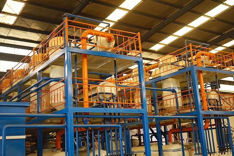 Waste tire refining equipment helps India treat waste