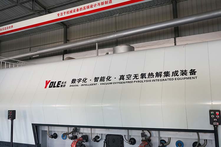 Korean oil sludge equipment anaerobic pyrolysis without exhaust gas pollution